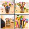 Cartoon Printed Pencils with Eraser (Pack of 6)