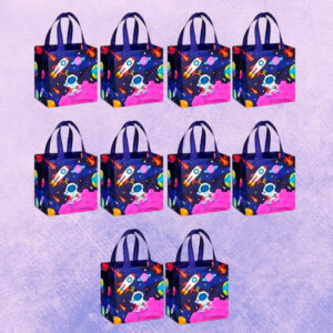Custom dimensions 1100x1100 px (21) 10 Pcs Astronaut Birthday Party Return Gift Bags For Kids