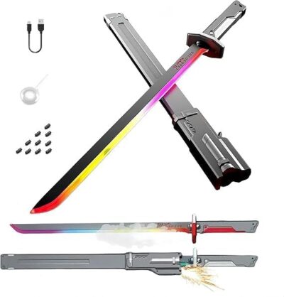 41+mdiOojIL 7-Color LED Sword with Smoke Light Blade with Sound FX