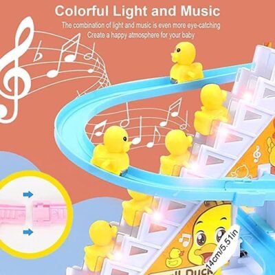 Duck Slide Escalator Toy with Lights and Music