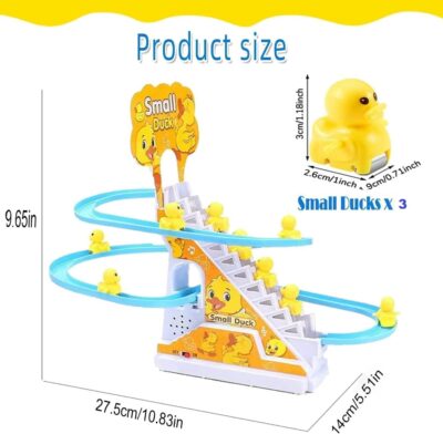 Duck Slide Escalator Toy with Lights and Music