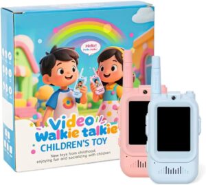 61KpCevq4NL._AC_UF1000,1000_QL80_ Kids Video Walkie Talkie Set – With HD Camera, Voice Changer & Long-Range Talk