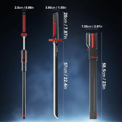 61fQMFlC8KL._SL1500_ 7-Color LED Sword with Smoke Light Blade with Sound FX