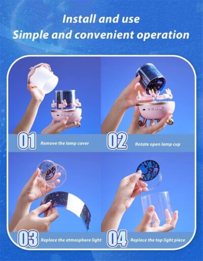 61ot1SlWhFL._SL1287_ Bunny Carousel Night Light Projector