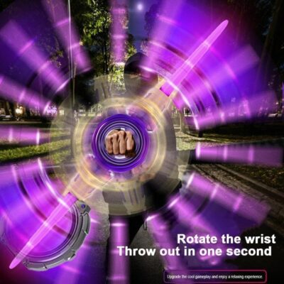 61vc5P6ykEL._SL1001_ Double-Edged Lightsaber Toy with 360° Rotating 7-Color LED Lights