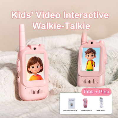 H17e28508d2614c249dccdb2d976dc83bI Kids Video Walkie Talkie Set – With HD Camera, Voice Changer & Long-Range Talk