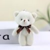 Pack of 6 Cute Plush Teddy Keychains