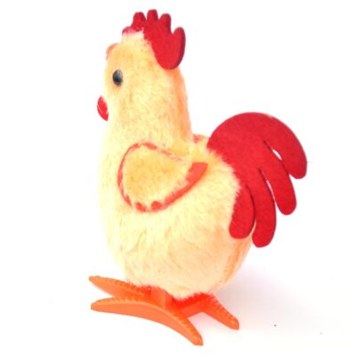 Fur Chicken Key Toy