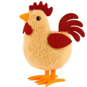Fur Chicken Key Toy