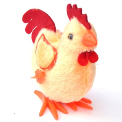 Fur Chicken Key Toy
