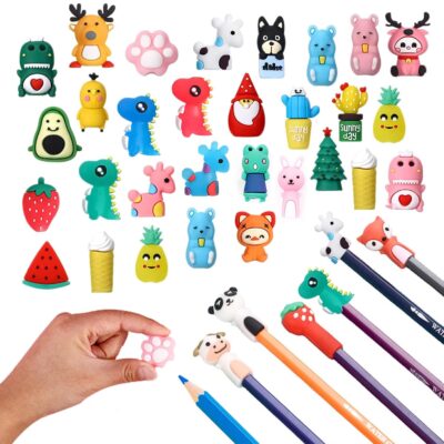 10 Pcs Cartoon Pencil Topper