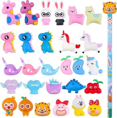 10 Pcs Cartoon Pencil Topper