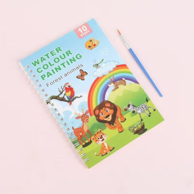10 Pages Watercolor Painting Book