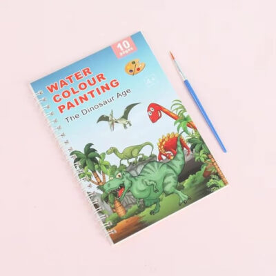 10 Pages Watercolor Painting Book