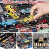 48 Pcs Pull Back Garage Car Set