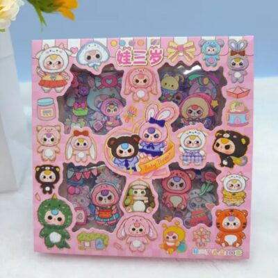 100 Pcs Stickers Set (Random Design)