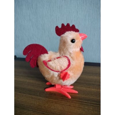 Fur Chicken Key Toy