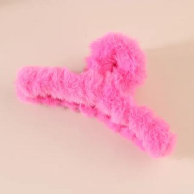 Cute Big Size Plush Hair Claw Clip (Any 1)