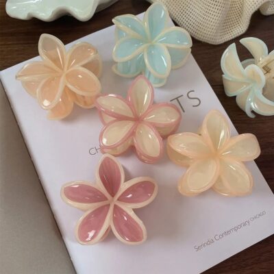 Candy Plumeria Hair Claw Clip (1 Pc)