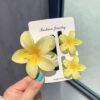 3 Piece Plumeria Hair Claw Clip Set (Any 1)