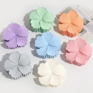 Matte Hibiscus Claw Clip (1 Pc)