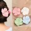 Matte Hibiscus Claw Clip (1 Pc)