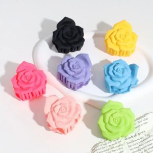 Matte Rose Claw Clip (1 Pc)