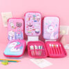 H0b22ecd8545e42899b725e950b12f154O Jumbo 3D Cute Kids School Pencil Pouch Eva Case for Girls and Boys